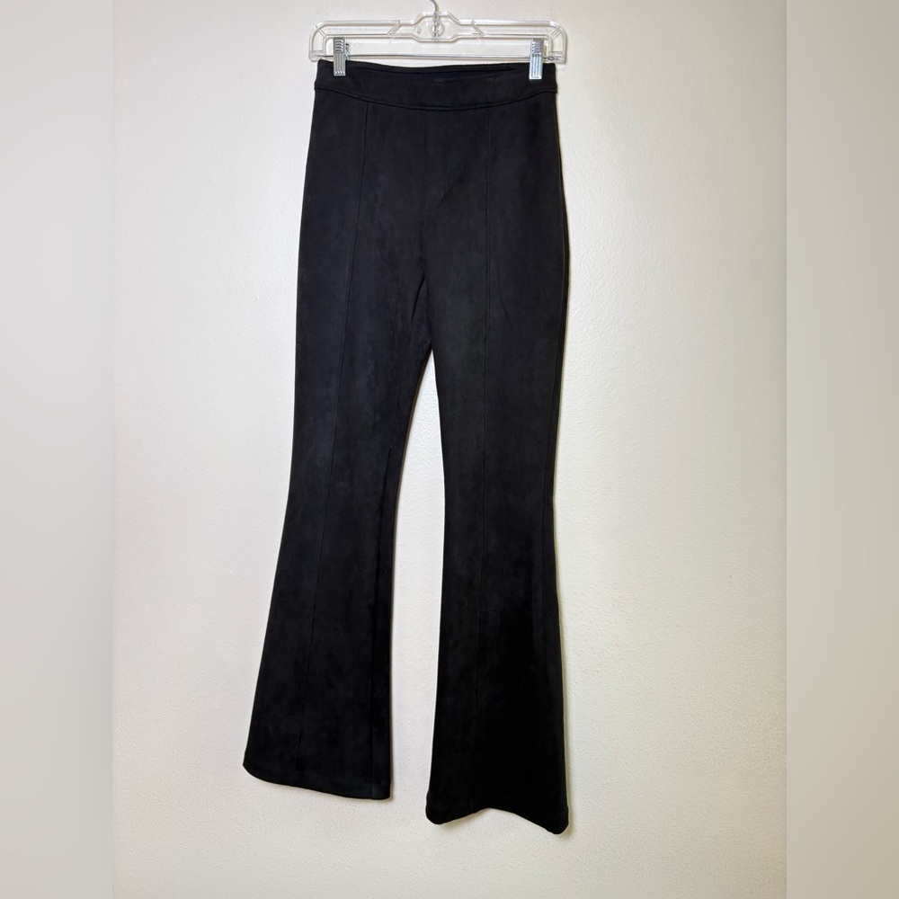 Black Women's Flared Pants - Picture 4 of 6